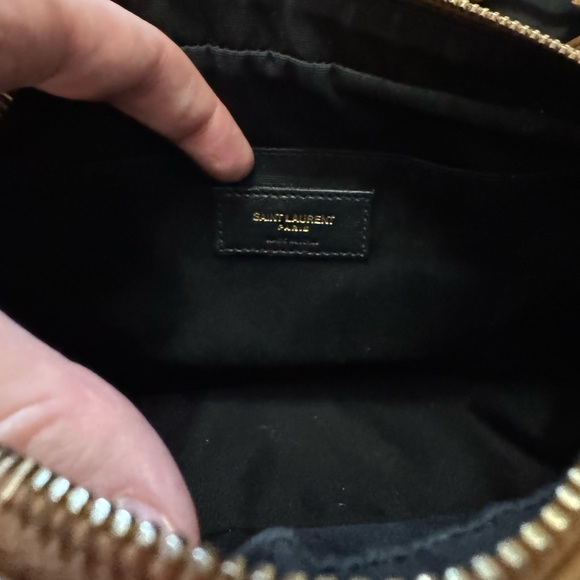 YSL camera bag is suede brown, very good condition beautiful color - Picture 12 of 17